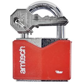 Amtech 50mm Rhombic Chrome Plated Padlock 