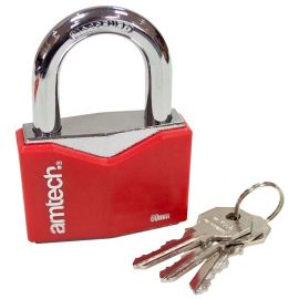 Jegs 60mm Rhombic Chrome Plated Iron Padlock