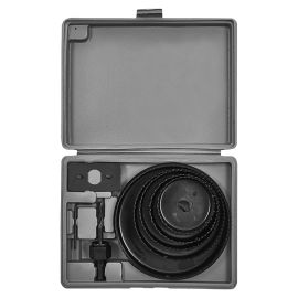 Jegs 8 Piece Hole Saw Kit - Moulded