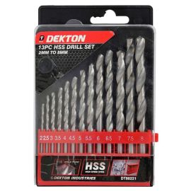 Dekton 13 Piece Hss Drill Set 2mm To 8mm