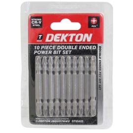 Dekton 10 Piece Double Ended Power Bit Set