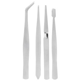 Dekton Professional Tweezers Set - 4 Piece