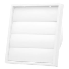 Jegs 6 Inch Backdraught Shutter White