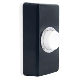 Eterna Black/White Wired Bell Push