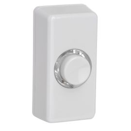 Eterna Black/White Illuminated Bell Push