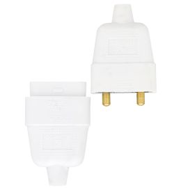 Jegs 10 Amp White 2 Pin Connector