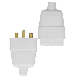 Jegs 10 Amp White 3 Pin Connector