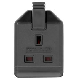 Jegs Perma 1 Gang Trailing Socket Black