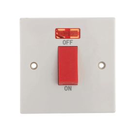 Asta Cooker Switch - 45A - Includes Neon 