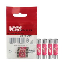Jegs 3 Amp British Plug Fuses - Pack Of 4