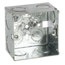 Jegs 1 Gang Metal Back Box 47mm