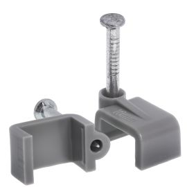 Jegs Twin & Earth Cable Clips - 2.5mm (Pack of 10)
