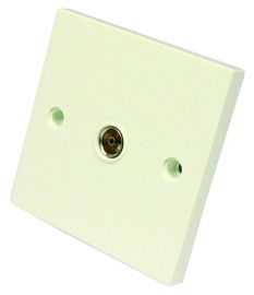 TV Outlet Flush Single
