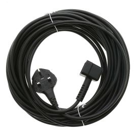 Vacuum Cleaner Flex 12 Metre 1.0mm 3 Core 3 Pin Plug - Black - Made To Fit Numatic Henry, Hetty, James, David, Harry, Basil Models - 236010