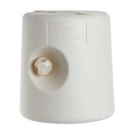 Gazebo Tent Marquee Leg Anchor Weights - White (Pack of 4)