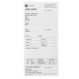 Job Card Pad