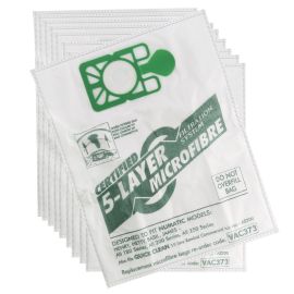Vacuum Cleaner Microfibre Bag - 907075 - NVM1CH (Pack of 10)  - Comaptible With Numatic Henry, Hetty, James, David, Harry, Basil Models