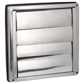 Wall Vent Adaptor Grid Stainless Steel 150mm 6 Inch
