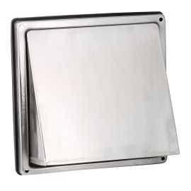 Beko Vent Adaptor Cowl And Flap Stainless Steel 125mm